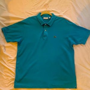 Lacoste Teal Classic Fit XL/6 Polo Shirt